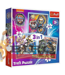 Puzzle 3 in 1 - Mighty Pups Power